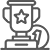 Certificate honor icon
