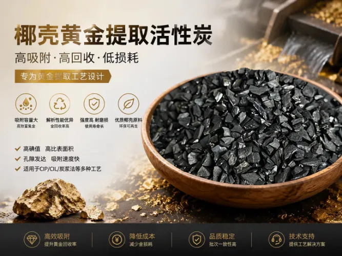 Huajing Coconut Shell Gold-Recovery Carbon: øger guldgenvindingen, reducerer omkostningerne og øger effektiviteten